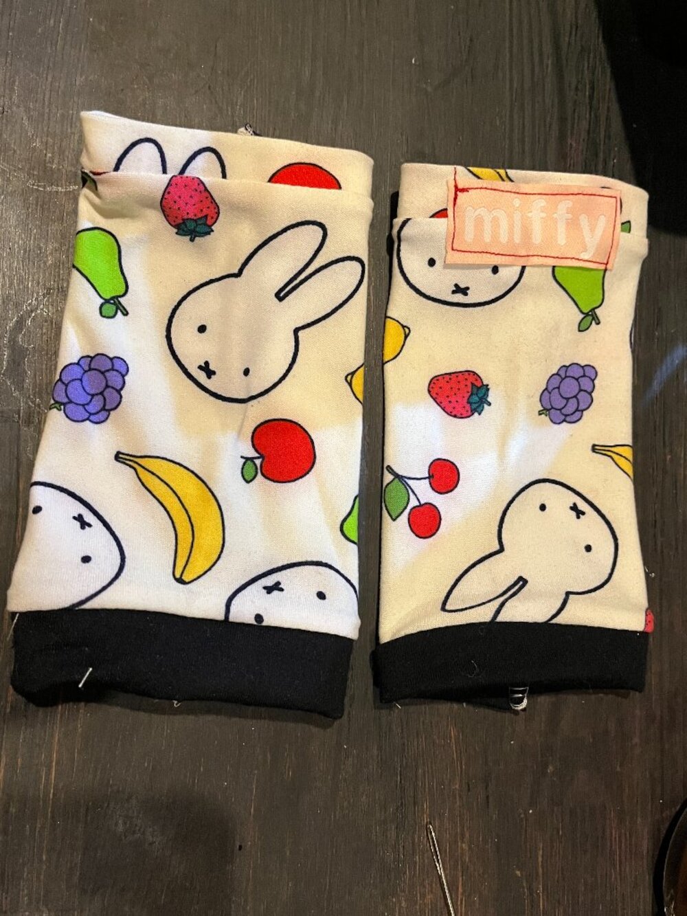 Handmade Miffy Upcycled Wrist Cuffs
